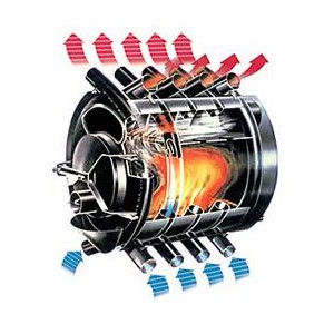 Печь  газогенераторная до 400 куб м